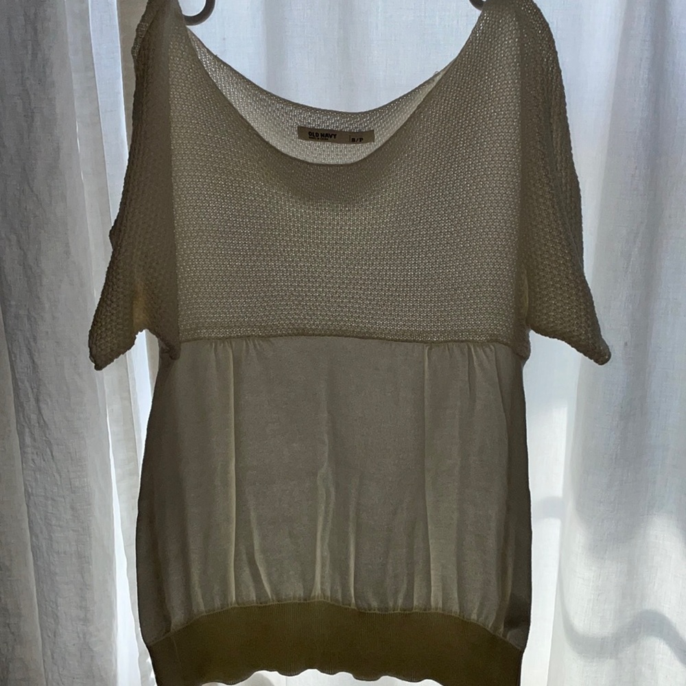 Sheer sweater top from Old Navy